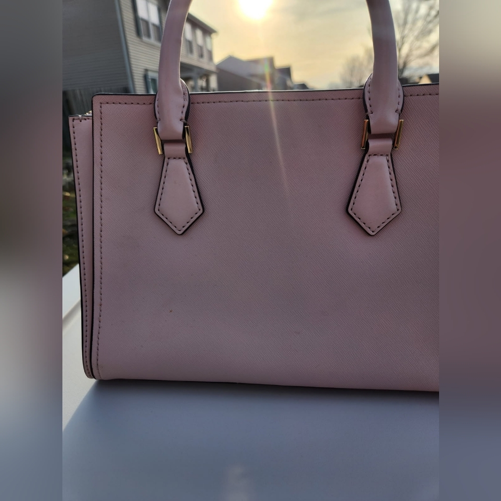Michael Kors Blush Pink Structured Satchel with Gold Hardware - Picture 5 of 7